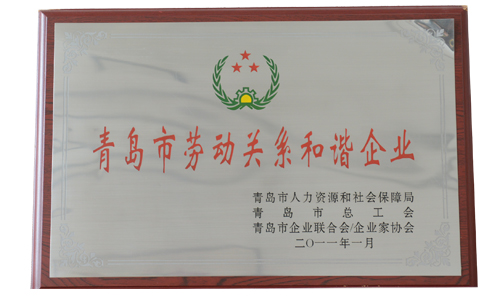 青島勞動(dòng)關(guān)系和諧企業(yè)