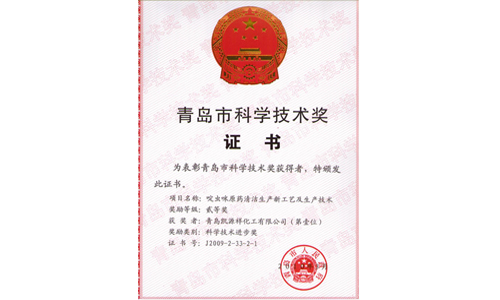 青島市科學(xué)技術(shù)獎